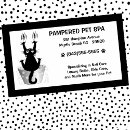 Recherche de noir et blanc chat cartes visite Customer