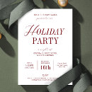 Search for staff seasonal invitations Business party