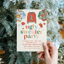 Search for retro seasonal invitations Festive
