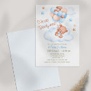 Search for beary invitations Blue and brown