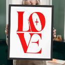 Search for love her posters Typography