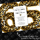 Search for leopard print birthday invitations Modern
