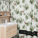Search for christmas shower curtains Winter