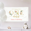 Search for 1st birthday banners Floral