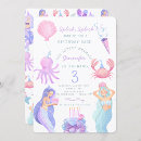 Search for bash birthday invitations Mermaid