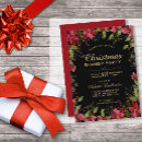 Search for pretty christmas invitations Gold