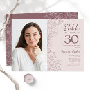 Search for photo 30th birthday invitations Modern