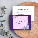 Search for lavender rsvp cards Purple