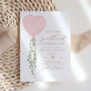 Search for balloon hearts invitations A little sweetheart