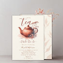 Search for tea pot invitations Watercolor flowers