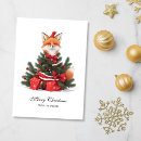 Search for cute fox christmas cards Animal