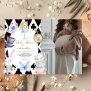 Search for alice in wonderland shower invitations White rabbit