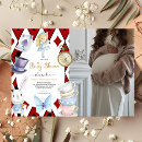 Search for alice in wonderland shower invitations White rabbit