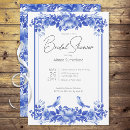 Search for white floral bridal shower invitations Watercolor