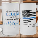 Search for police beer glasses retirement