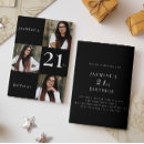 Recherche de photo 21st birthday invitations Simple