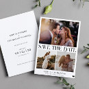Recherche de multi photo save the dates Minimaliste