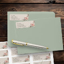 Search for beige return address labels Rustic