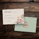 Search for boho rsvp cards Sage green