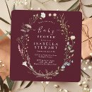 Search for burgundy baby shower invitations Wreath