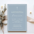 Search for blue border invitations Modern contemporary