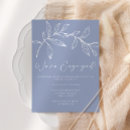 Search for boho engagement party invitations Blue