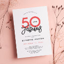 Search for women 50th birthday invitations 50 and fabulous
