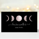 Search for moon business cards Yoga studio