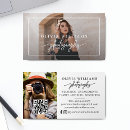 Search for photography business cards Typography