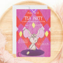 Search for cute mouse birthday invitations Cartoon