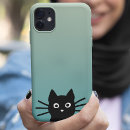 Recherche de miaou iphone coques Chat noir