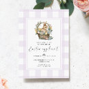 Search for egg basket invitations Bunny rabbit