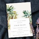 Search for palm tree birthday invitations Watercolor palm trees