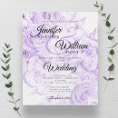 Search for black and purple wedding invitations Floral