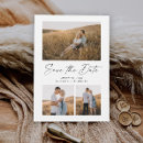 Search for magnets save the dates Black and white