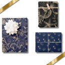 Search for seahorse wrapping paper Blue