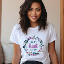 Search for aunt womens tshirts Best aunt ever