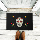 Search for sugar skull doormats Colorful