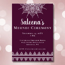 Recherche de hindu wedding invitations Violet