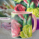 Recherche de rose jaune tasses D'anniversaire