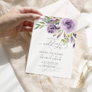 Search for lilac rose wedding invitations Watercolor flowers