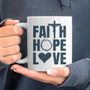 Search for faith hope mugs God
