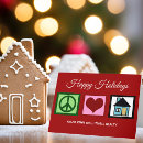 Search for customer heart christmas cards Red