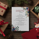Recherche de menu de noël invitations Aquarelle