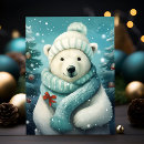 Recherche de polaire ours cartes postales Bleu