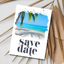 Search for palm tree save the dates Beach