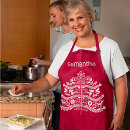 Search for scandinavian christmas aprons Red