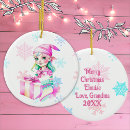 Search for elf girl ornaments Snowflakes