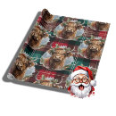 Search for highland cow christmas wrapping paper Country