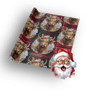 Search for farm animal christmas wrapping paper Cow